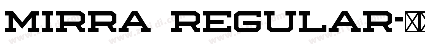 mirra regular字体转换